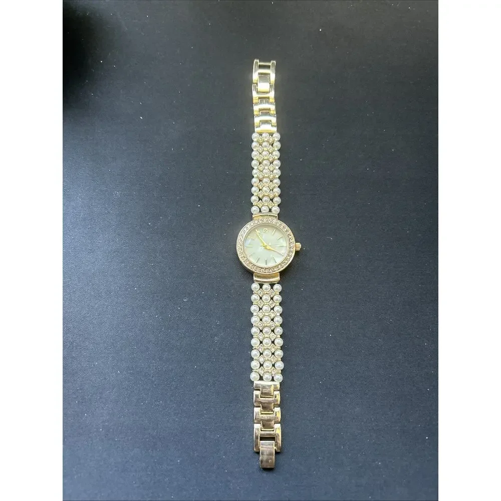 Charter Club MOP Dial Gold Tone Women’s Quartz Watch